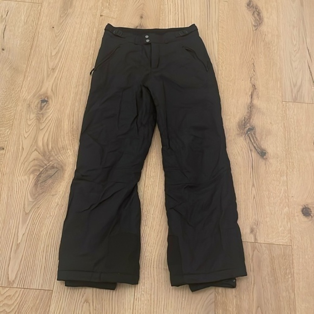 Columbia Omni-Shield Youth Black Snow Pants Size 14/16 Ski Snowboard Winter